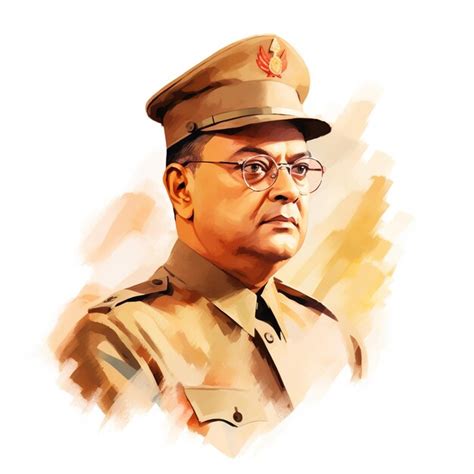 Premium Photo Subhash Chandra Bose 23 January Vector Illustration