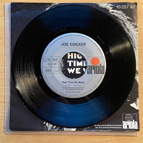 Vinyl Joe Cocker High Time We Went Black Eyed Blues Ebay