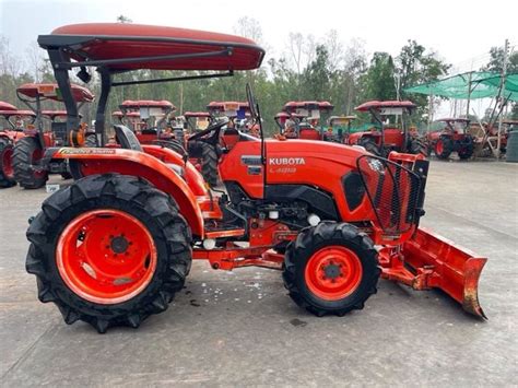 รถเครื่องดี เครื่องแรง พร้อมใช้งาน รถไถคูโบต้ารุ่น L4018dt ใบดันดินหน้า