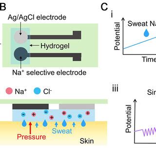 Schematic Illustration Of The Dual Mode Wearable Sensor A Schematic