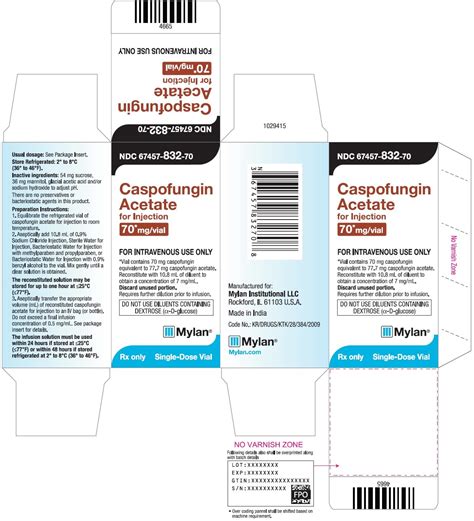 Buy Caspofungin Acetate Caspofungin Acetate 5 Mgml From Gnh India At The Best Price Available