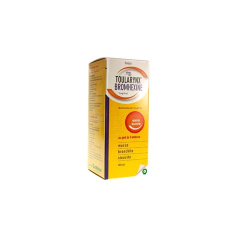Toularynx Bromhexine Toux Grasse Sirop 180ml Corbiopharm