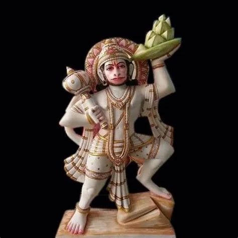 White Marble Veer Hanuman Statue For Worship At Rs 20999 In Jaipur ID