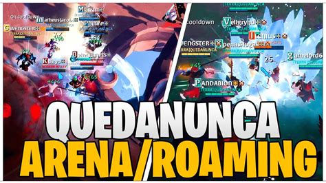 QUEDANUNCA ROAMING GANK E ARENA DE CRISTAL Albion Online YouTube