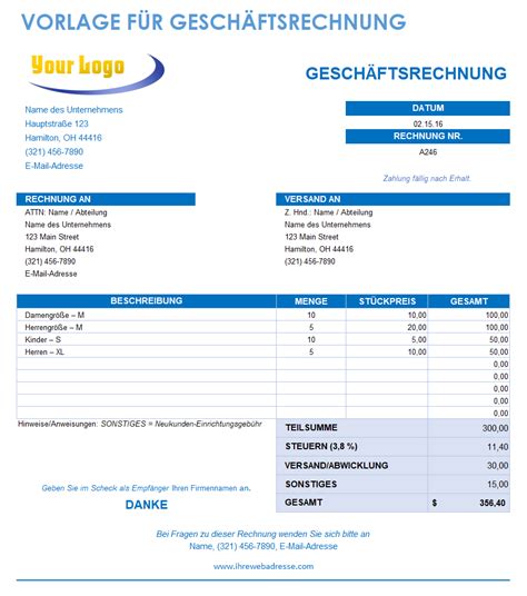 Kostenlose Excel Rechnungsvorlagen Smartsheet