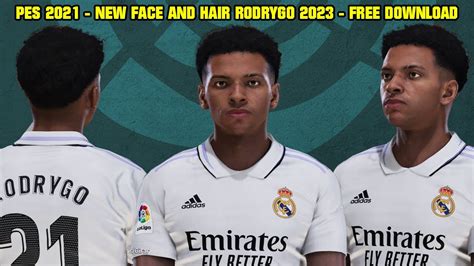 Pes 2021 New Face And Hair Rodrygo 2023 Cpk And Sider 4k Youtube