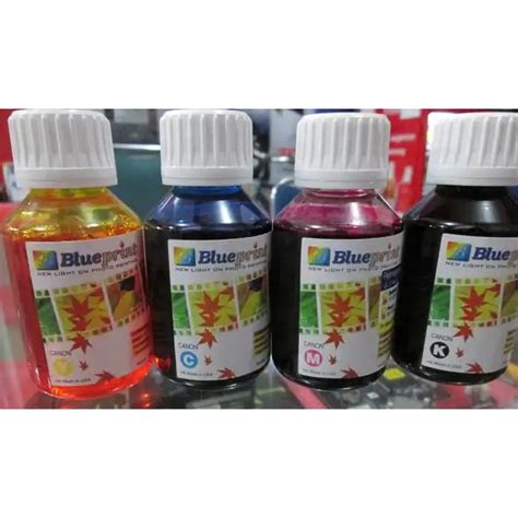 Jual Tinta Botol Blueprint Canon Cmyk Ml Original Shopee Indonesia