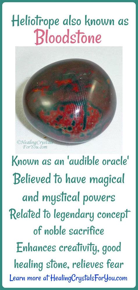 Mystical Bloodstone Meaning Properties And Powers Healing Crystals