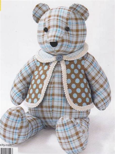 Vest Sewing Pattern Teddy Bear Sewing Pattern Barbie Sewing Patterns