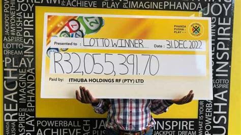 Lotto Jackpot Winner What A R32 Million Cheque Looks Like Picture