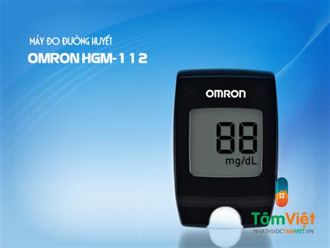 Máy đo đường huyết Omron HGM 112 Nhà Thuốc Tâm Việt