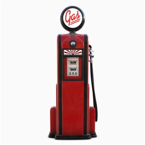 Cinema4d 1950s Gas Pump