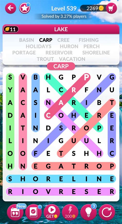 Word Search Explorer Level Lake Answers Qunb