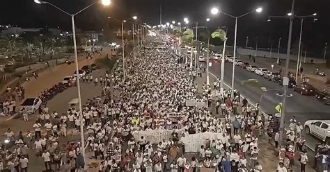 Qué pasó en Campeche Realizan nueva marcha masiva contra Layda Sansores