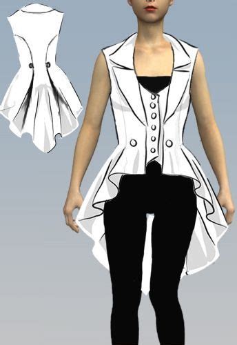 Steampunk Vest Pattern Clothing Patterns Clothes Steampunk Vest