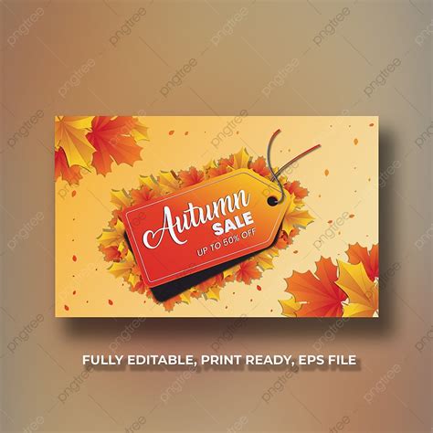 Autumn Sale Banner And Tag Design Template Template Download on Pngtree