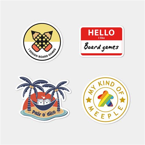 Any 5 Board Game Stickers MULTI BUY Tabletop Game Sticker Etsy UK