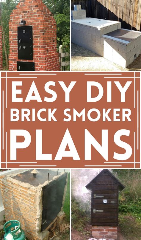 7 DIY Brick Smoker Plans DIY Crafts