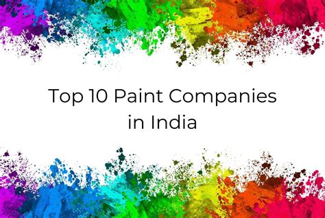 Top Paint Manufacturers In The World At Glenn Yang Blog