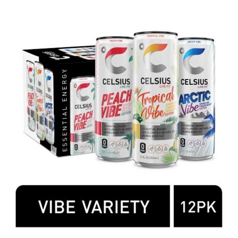 Celsius® Vibe Energy Drink Variety Pack Cans 12 Pk 12 Fl Oz Kroger
