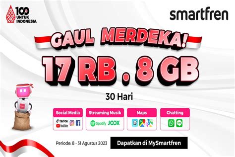 Kobarkan Semangat Kemerdekaan Ri Ke 78 Smartfren Berikan Promo Paket Merdeka