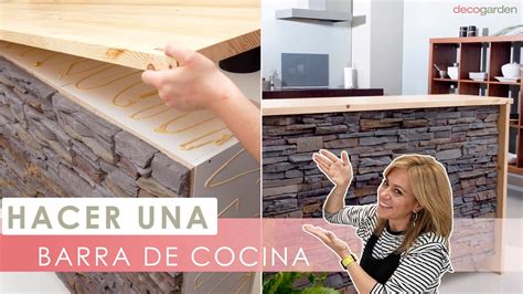 Como Hacer Una Barra De Cocina Cocina Americana Con Decogarden