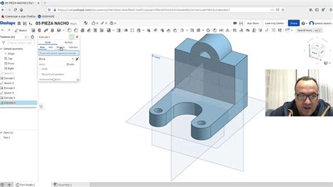 Onshape 05 Pieza Extrusión Youtube