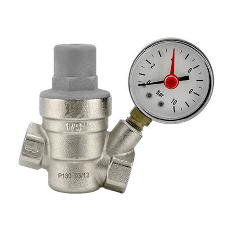 Редуктор давления воды с манометром 1/2" г/г ProFactor купить в Минске ...