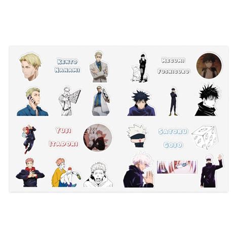 Jujutsu Kaisen Megumi Sticker Etsy