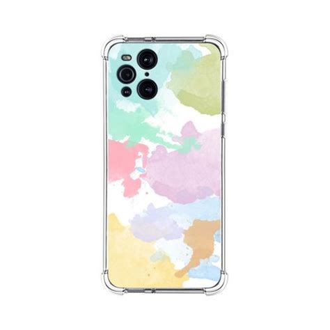 Funda Silicona Antigolpes Oppo Find X3 Pro 5g Diseño Acuarela 11 con