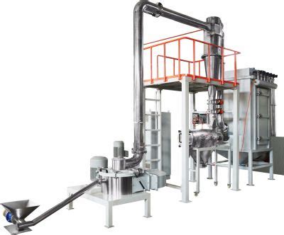 Easy Clean Low Noise Grinding System For Powder Coating Manufacturing