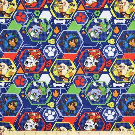 Mission Paw Patrol Fabric Etsy