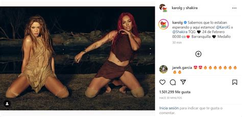 Karol G Y Shakira Confirman Fecha De Lanzamiento De “tqg” Infobae