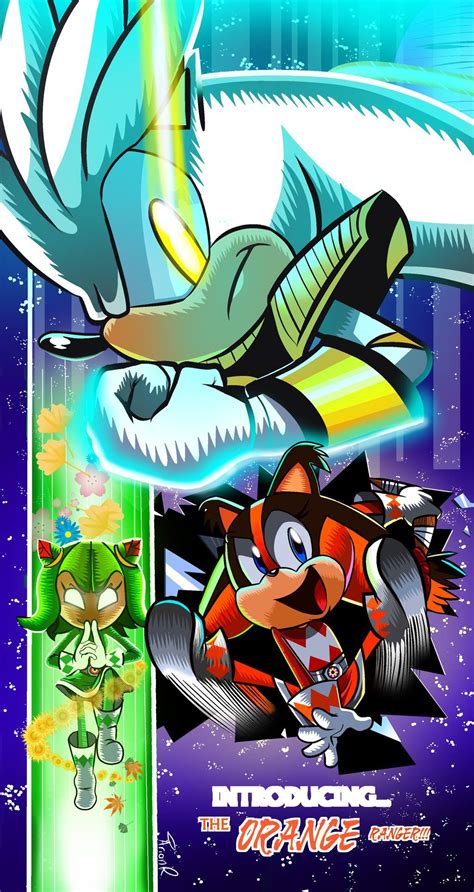 Sonic Rangers 2 White Green And Orange On Deviantart Ranger