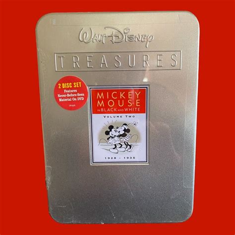 Walt Disney Treasures Mickey Mouse In Black And White Two Metal 2 DVD