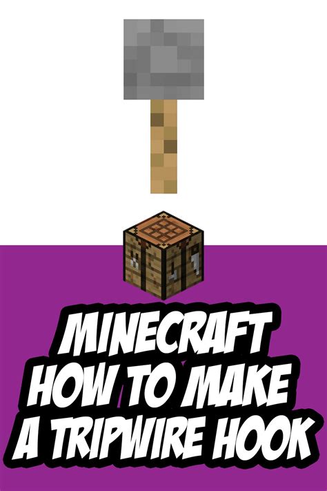 Minecraft How To Craft Trip Hook Wire