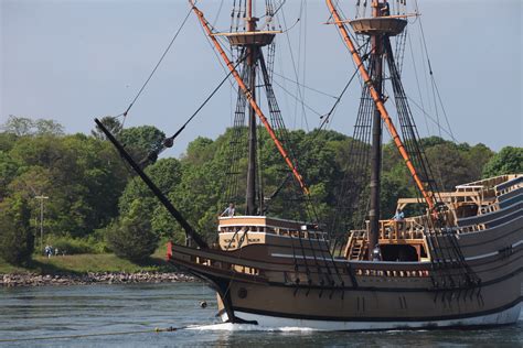 Mayflower Ii Departs Plymouth For Month Restoration Capecod