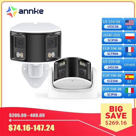 ANNKE Smart Home 180 8MP DUO POE Dual Lens Wide View Outdoor Video POE