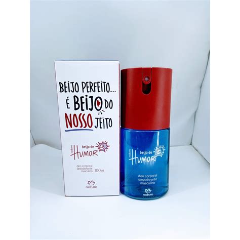 Deo Corporal Beijo De Humor Masculino Natura Desodorante Ml Original