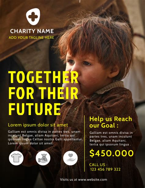 Copy Of Charity Flyer Advertisement Template Design Postermywall