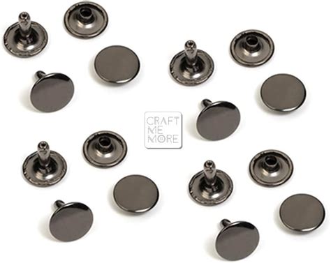 Craftmemore Pcs Mm Mm Mm Double Cap Rivets Round Rivet