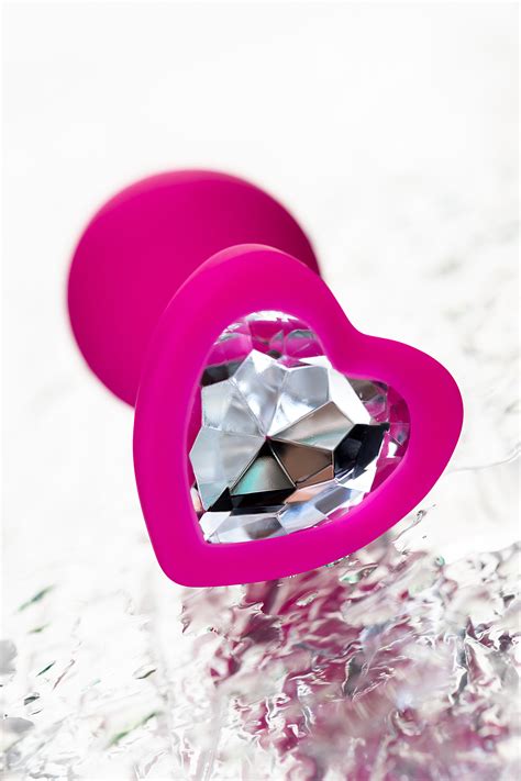 ToDo By Toyfa Diamond Heart Anal Plug Silikon Pembe 7 Cm Ø 2 Cm 18 G ShibariTurkey
