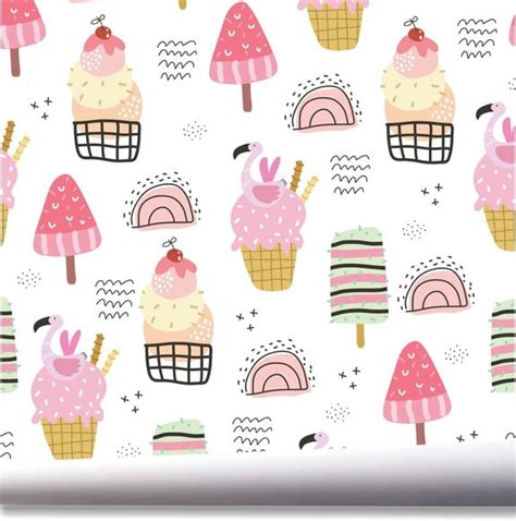 Papel De Parede Sobremesa Doces Cupcake Sorvete Picole A