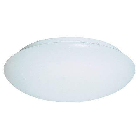 Sea Gull Lighting 3 Light White Fluorescent Ceiling Fixture The Home Depot Canada