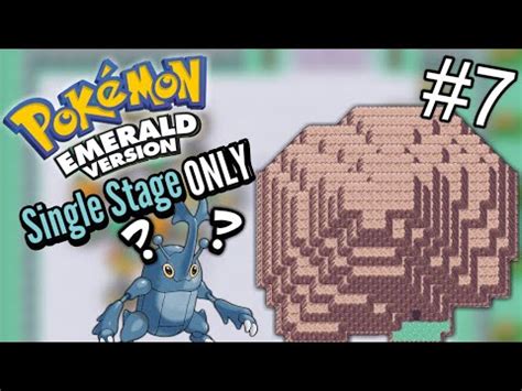 Pokémon Emerald Hardcore Nuzlocke Single Stage Pokémon Only Part 7 YouTube