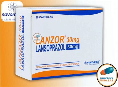 Lansoprazol Mg Caja X Capsulas Lanzor Novamed