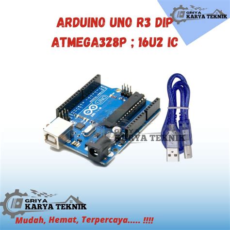 Jual Arduino Uno R3 Dip Atmega328p Ic 16u2 Shopee Indonesia