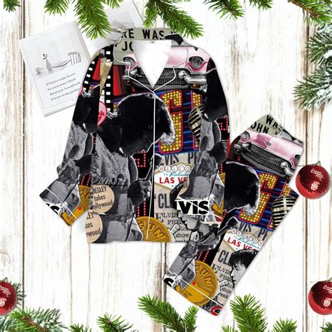 Elvis Presley Pajamas Set Elvis Presley Thick Pajamas Elvis Etsy