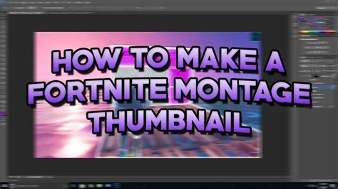 How To Make Glow Motion Blur Fortnite Thumbnails Photoshop Like