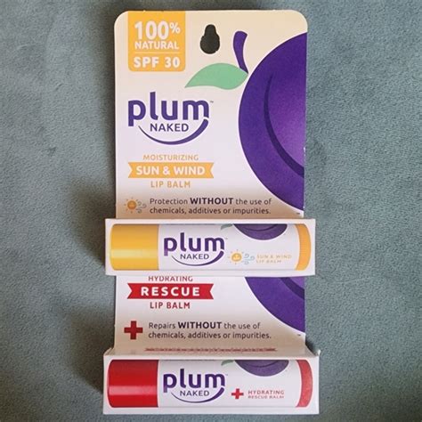 Naked Cosmetics Makeup Plum Naked Lip Balm Poshmark